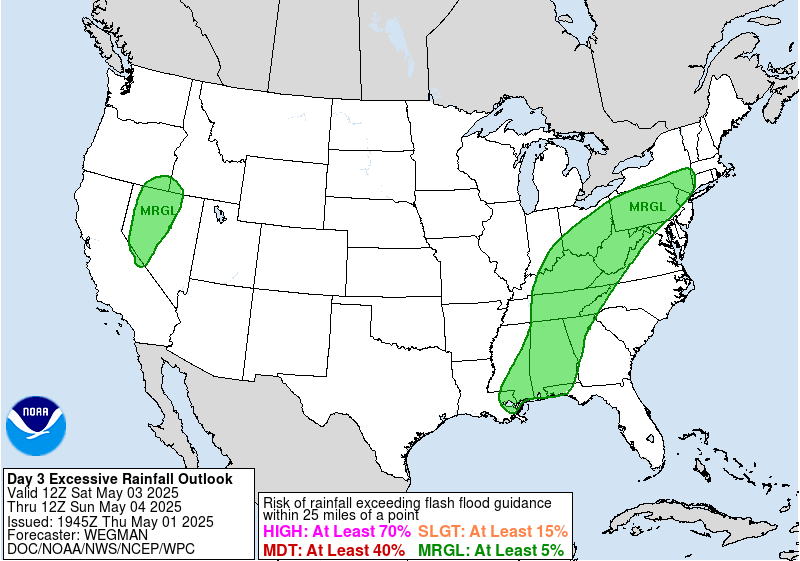 Day 3 Excessive Rainfall Outlook