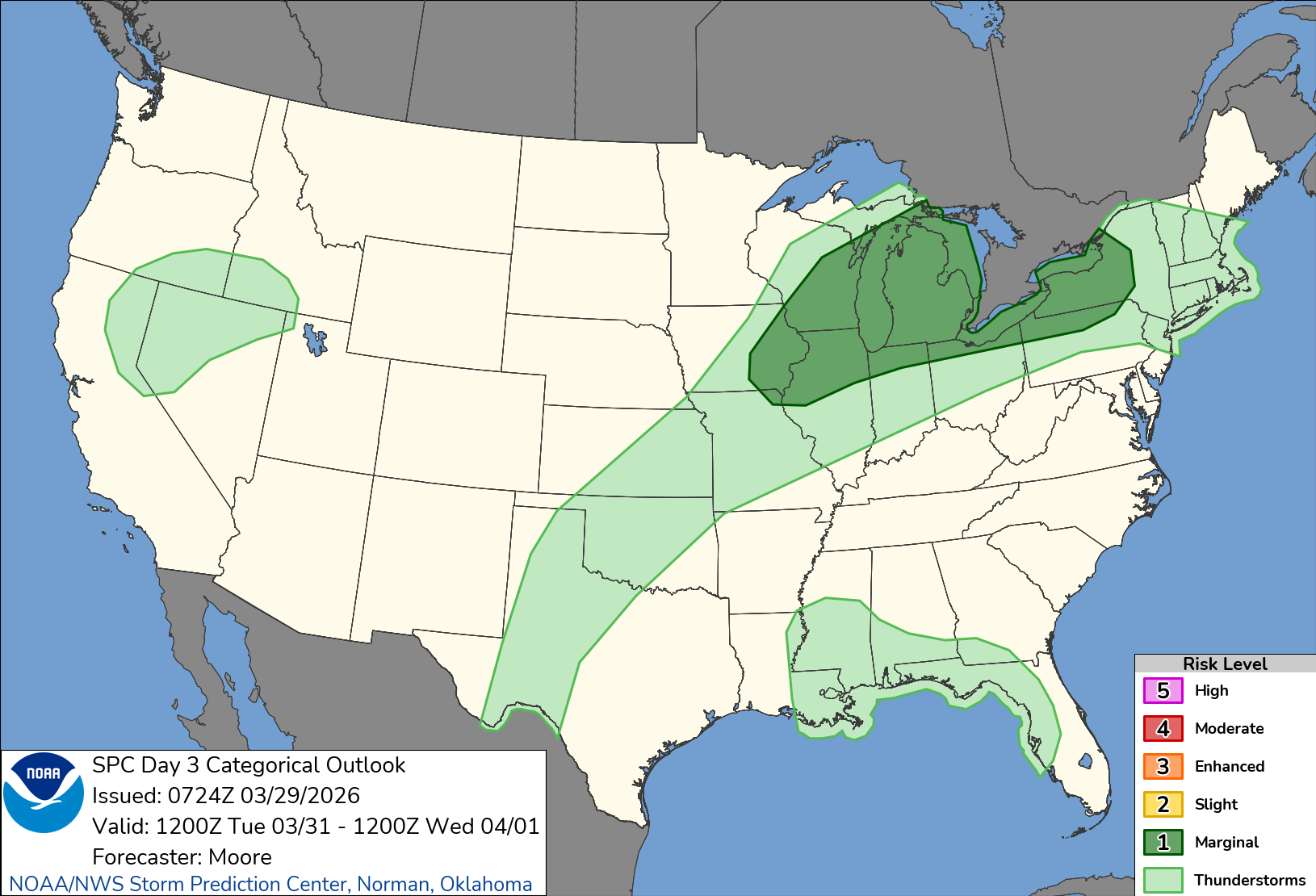 SPC Day 3 Categorical Outlook